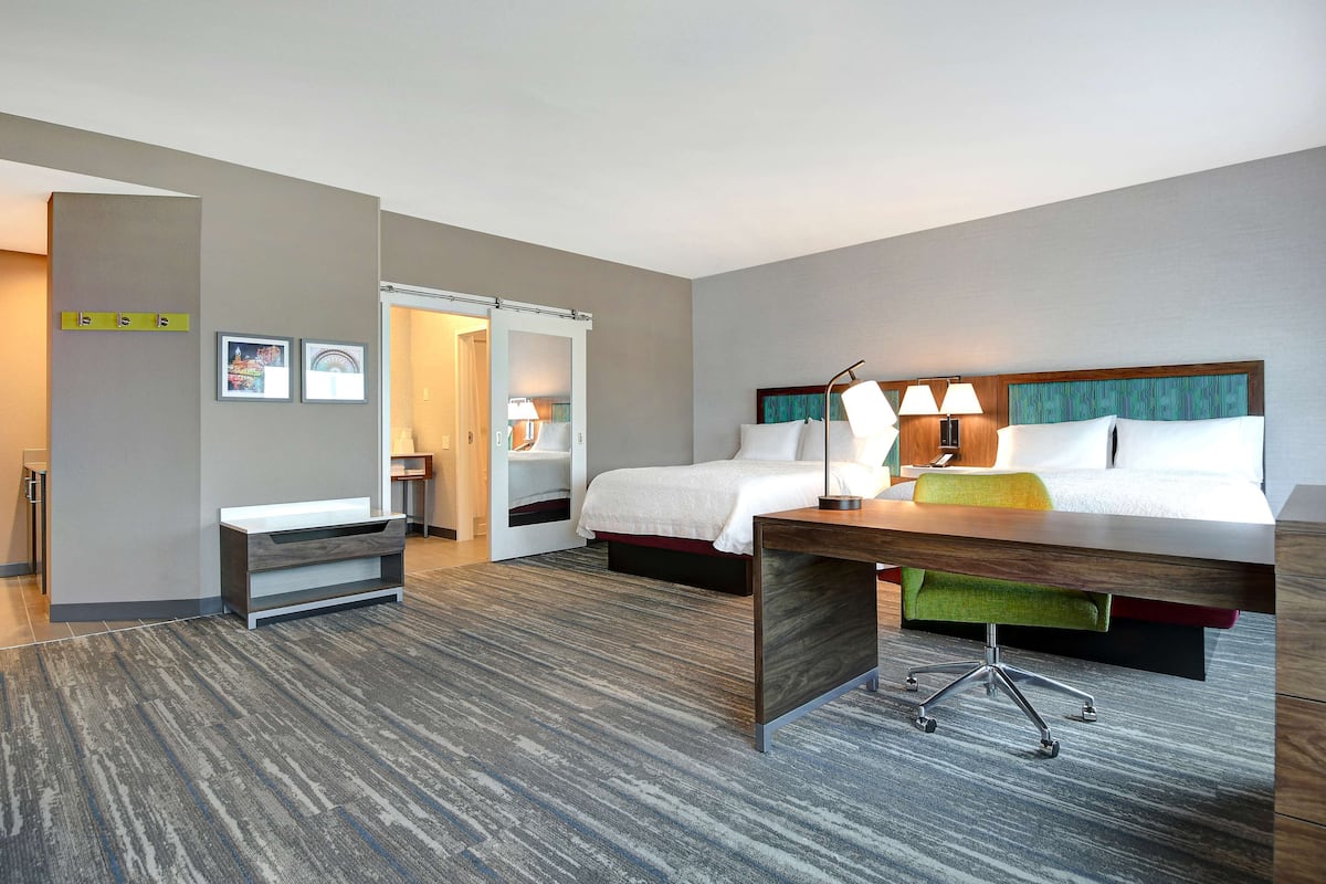 Blackout drapes, iron/ironing board, free WiFi, bed sheets