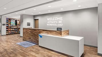 Quiosque de check-in/check-out