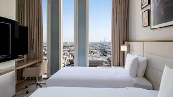 1 bedroom, premium bedding, memory foam beds, minibar