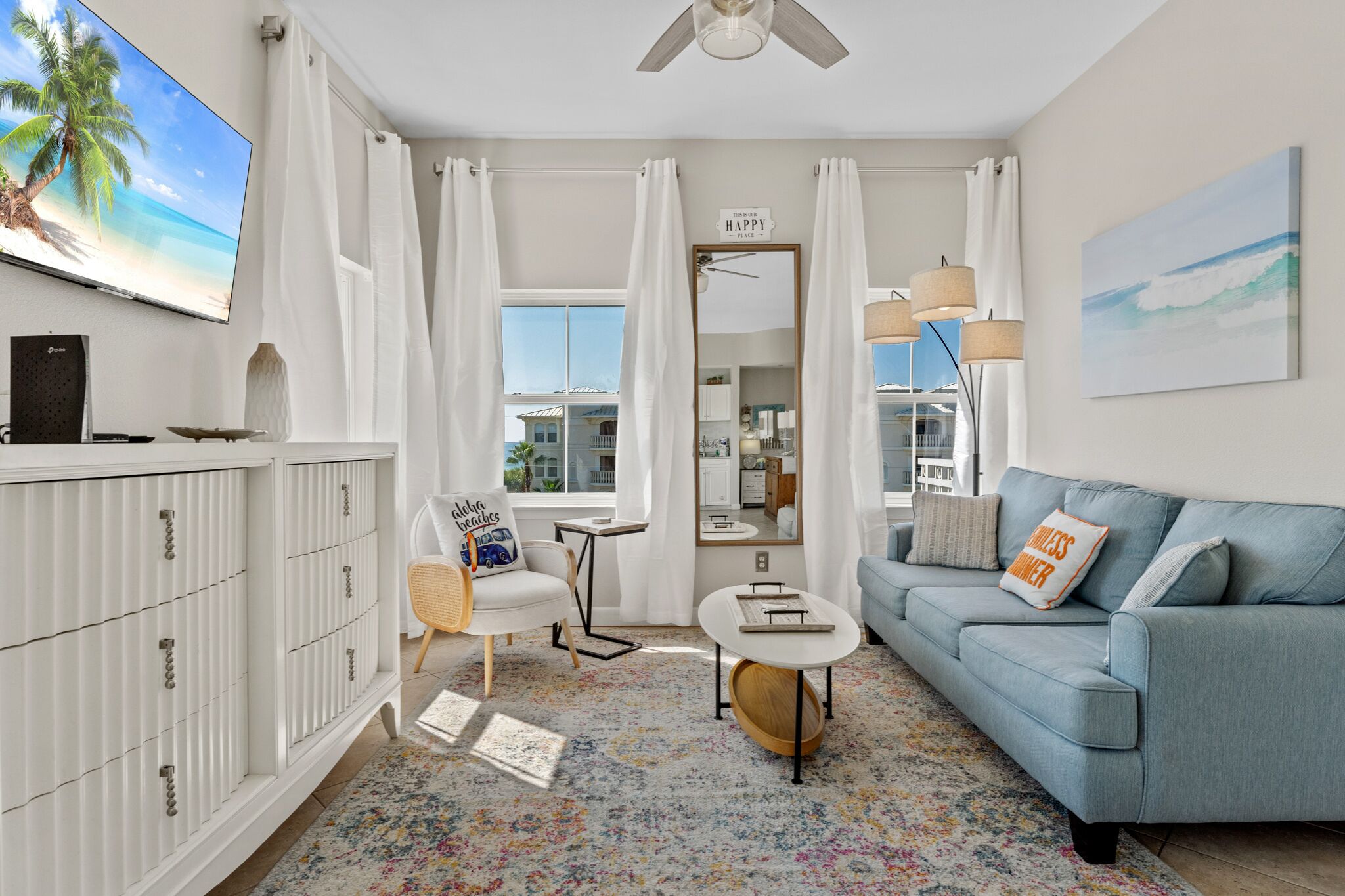 Gulf Place 30a! Designer Condo w/Beach Views, Pool, Walk to Beach-Restaurants