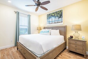 4 chambres, coffre-fort, fer et planche à repasser