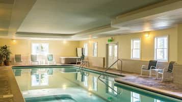 Indoor pool, outdoor pool