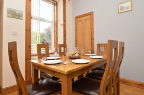 Dining - Freeland Cottage, lovely cottage, coastal Dunoon, quiet location, (Dunoon)