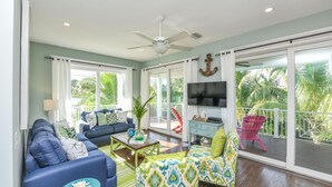House, Multiple Beds | Living room - Beach Haven by AMI Locals (Holmes Beach)