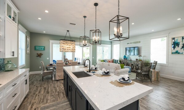 House, 4 Bedrooms | Private kitchen | Fridge, microwave, stovetop, dishwasher - Daiquiri Deck by AMI Locals (Anna Maria)