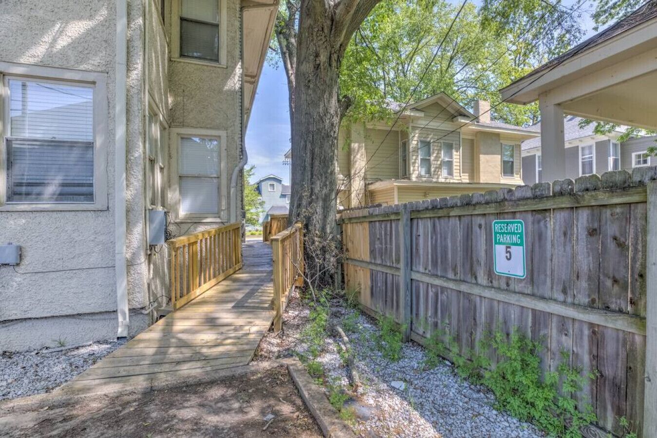 Enceinte de l’hébergement