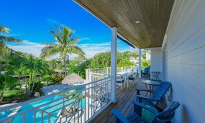 Ferienhaus, 5 Schlafzimmer | Blick vom Balkon