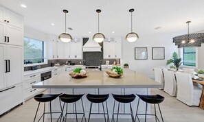 House, 4 Bedrooms | Private kitchen | Fridge, microwave, stovetop, dishwasher - Seashore Haven by AMI Locals (Holmes Beach)