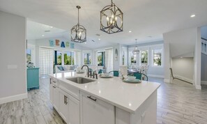 House, Multiple Beds | Private kitchen | Fridge, microwave, stovetop, dishwasher - Seaside Magnolia by AMI Locals (Anna Maria)