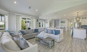 House, Multiple Beds | Living room