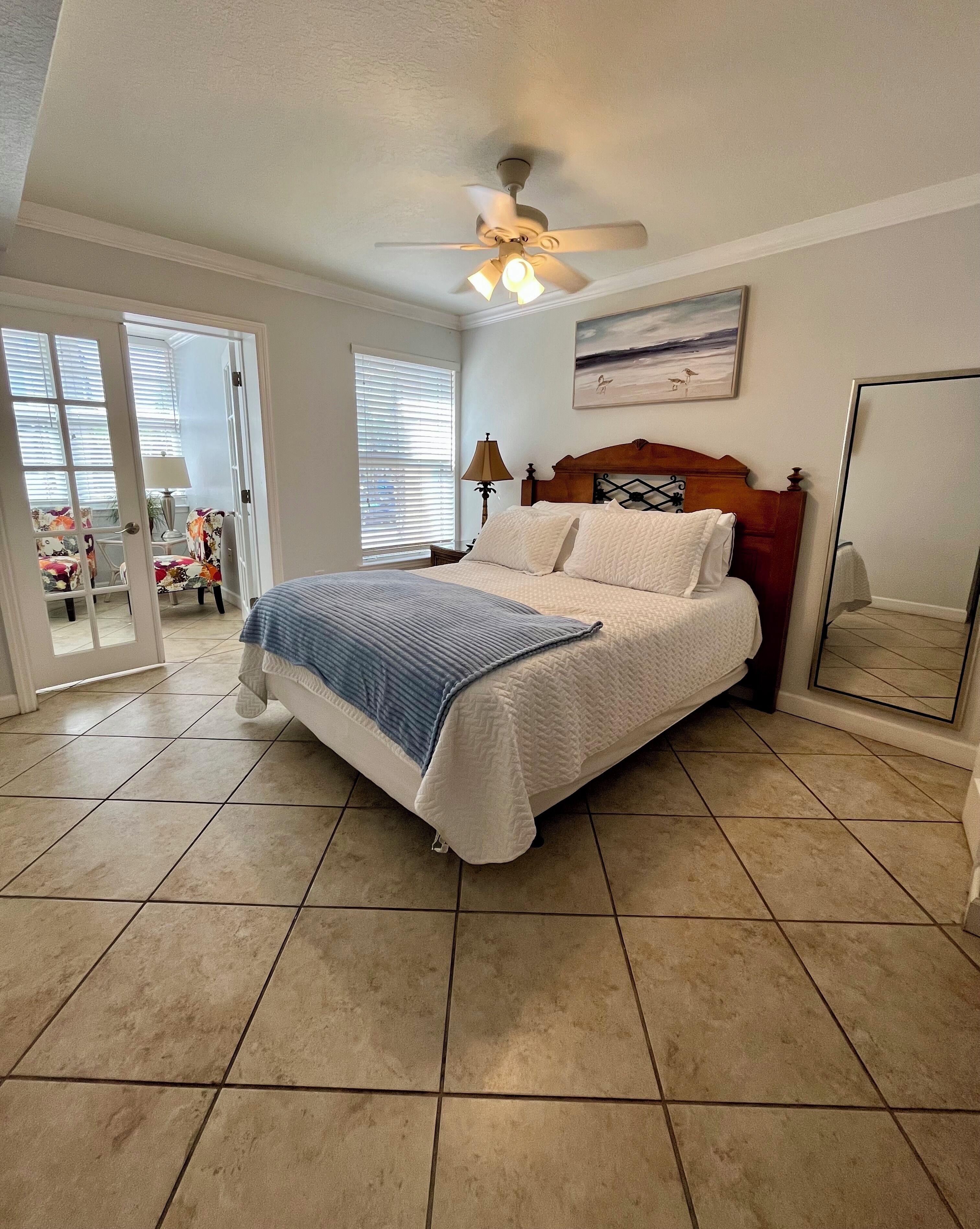 1 bedroom, iron/ironing board, travel cot, free WiFi