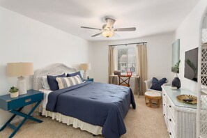 2 makuuhuonetta, silitysrauta/-lauta, ilmainen Wi-Fi, vuodevaatteet