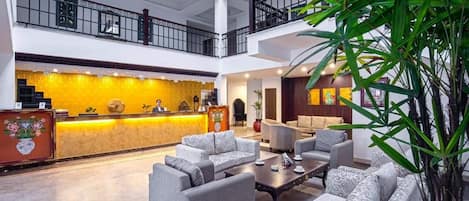 Sala de estar en el lobby