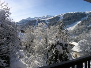 Vue depuis lâhĂ©bergement