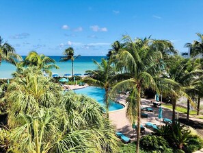 Outdoor pool, a heated pool - Large 2 Bedroom Oceanfront Condo at TIDES Hollywood/Hallandale Beach!  On Beach! (Hollywood)