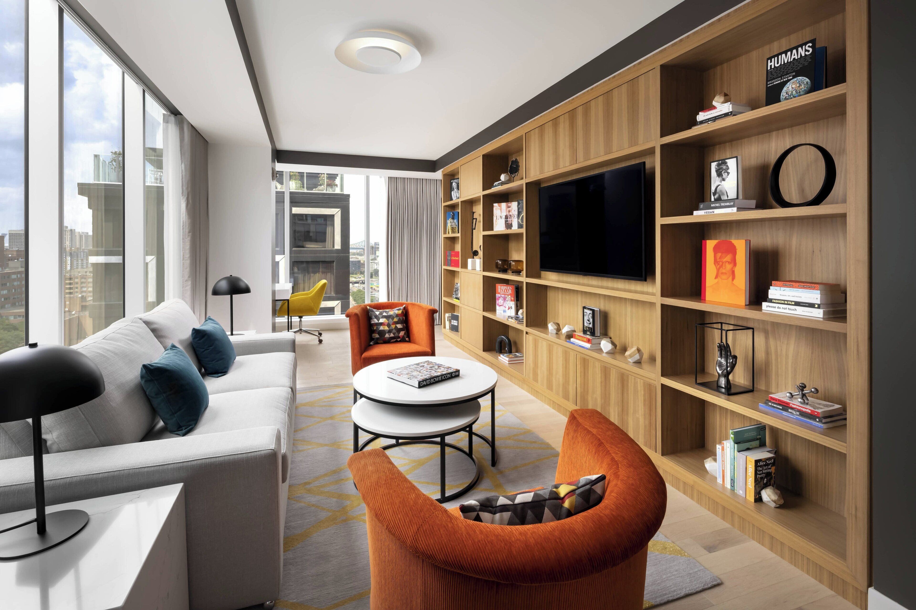 55-inch smart tv with cable channels, tv, ipod dock