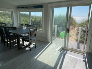 Dining - Private beach on Cape Cod Bay, a true slice of heaven! (Eastham)
