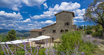 Ville La Marcellina with Private Pools, Garden, Terraces, Ideal for Weddings