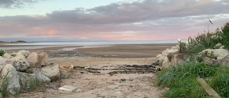 Vlak bij het strand