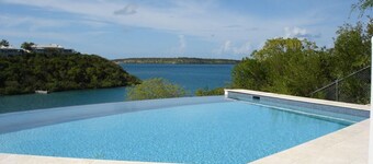 Peaceful Luxury 1 Double Bedroom Villa With large private pool and its own dock