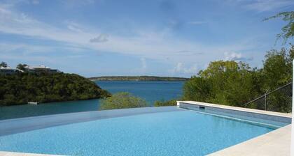 Peaceful Luxury 1 Double Bedroom Villa With large private pool and its own dock