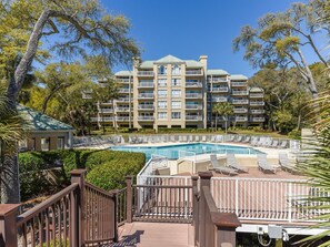 Pool - 510 Barrington Court ~ Penthouse Oceanfront Condo with Panoramic Ocean Views! (Hilton Head Island)