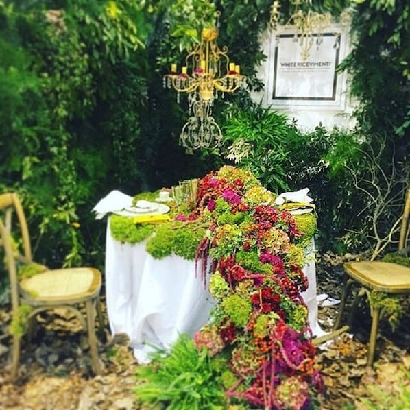 Área para banquetes al aire libre