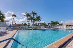 Una piscina riscaldata