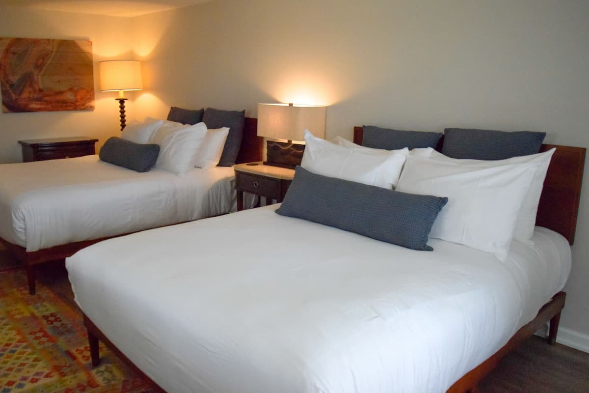 Premium bedding, pillow-top beds, in-room safe, individually decorated