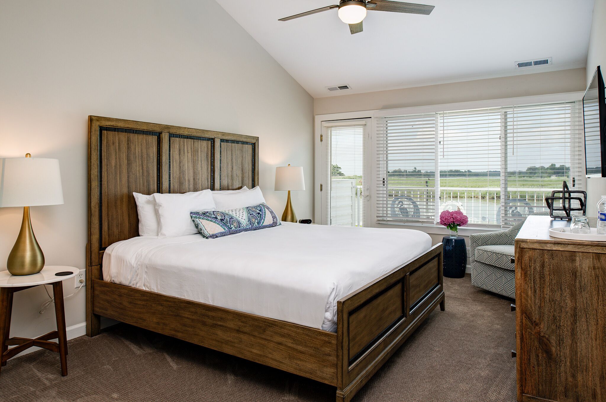 Premium bedding, pillow-top beds, in-room safe, individually decorated