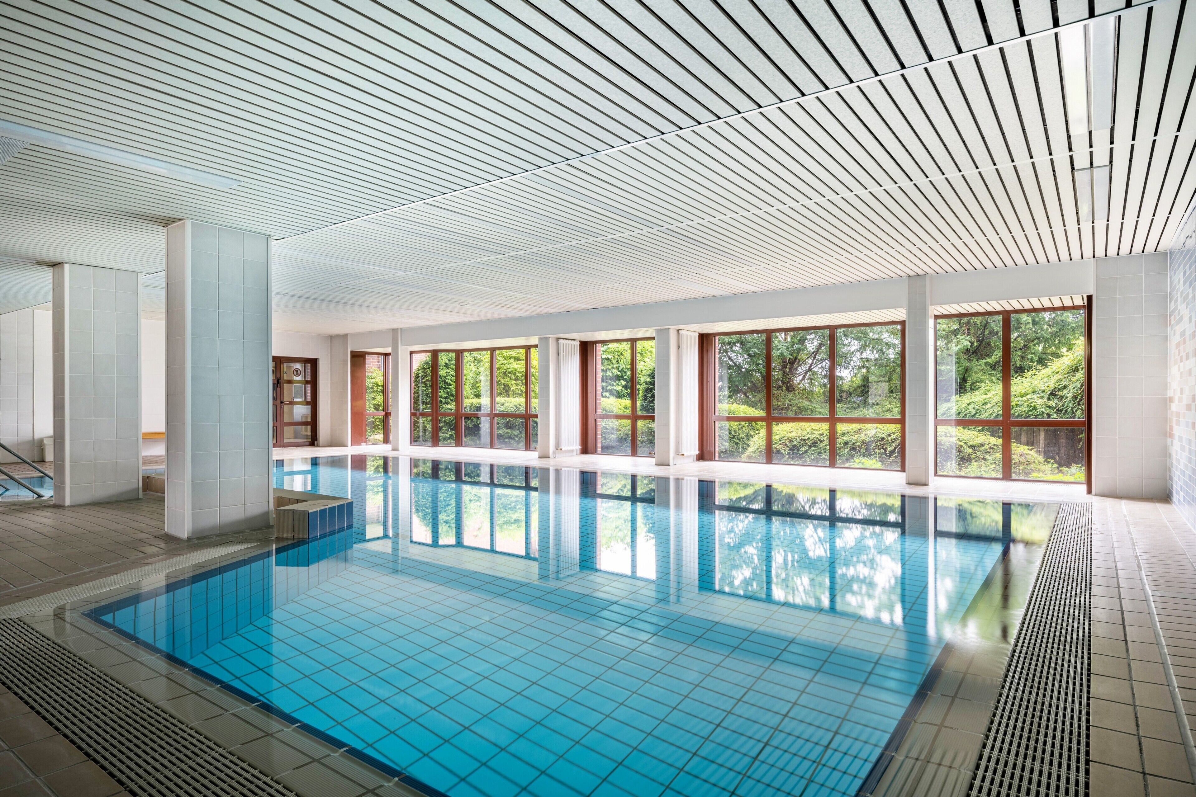 Indoor pool, a heated pool