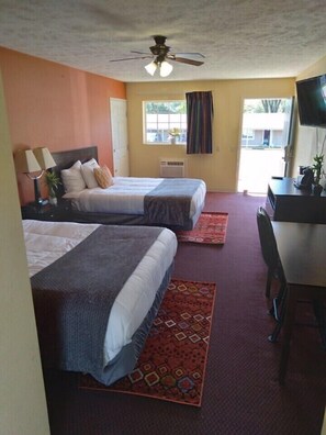 Standard Room, 2 Queen Beds, Non Smoking | Select Comfort beds, desk, free WiFi, bed sheets