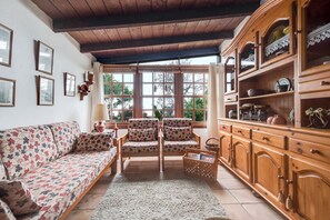 TV, DVD player, stereo