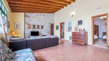 تلفزيون، مدفأة، ستيريو