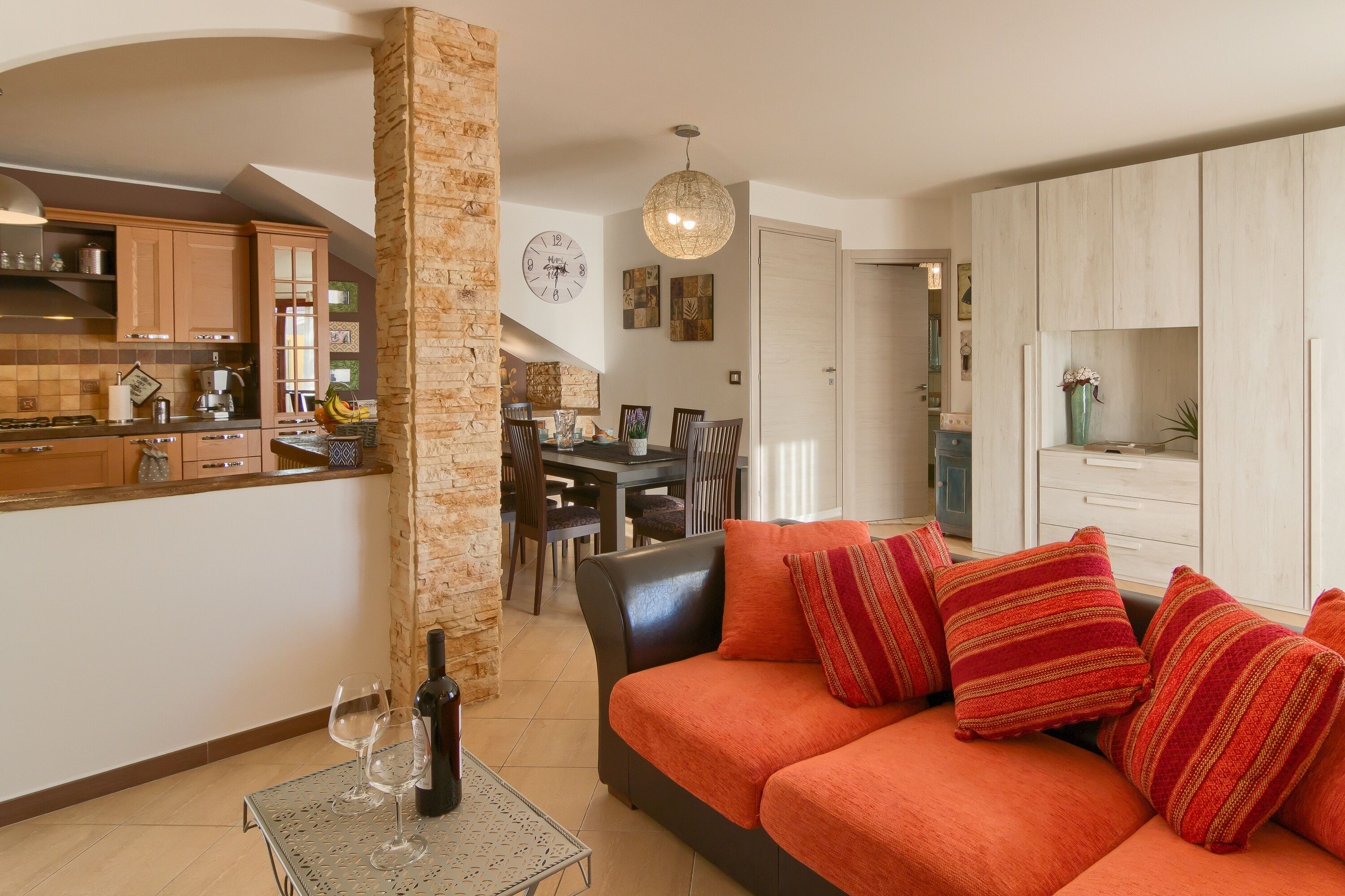 Holiday Apartment “Inosim-Casa Vacance” with Terrace, Air Conditioning & WiFi; Parking Available