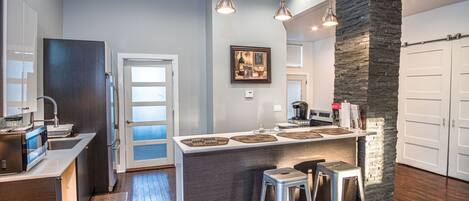 Ferienhaus (3 Bedrooms) | Eigene Küche | Kühlschrank, Mikrowelle, Ofen, Toastergrill