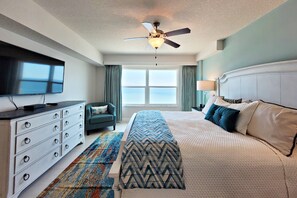 4 bedrooms, iron/ironing board, free WiFi - Oceanfront Luxury | 4BR Corner Condo | Views + Sleeps 8 | Free Daily Activities Included (Daytona Beach Shores)