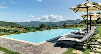 Ville La Marcellina with Private Pools, Garden, Terraces, Ideal for Weddings