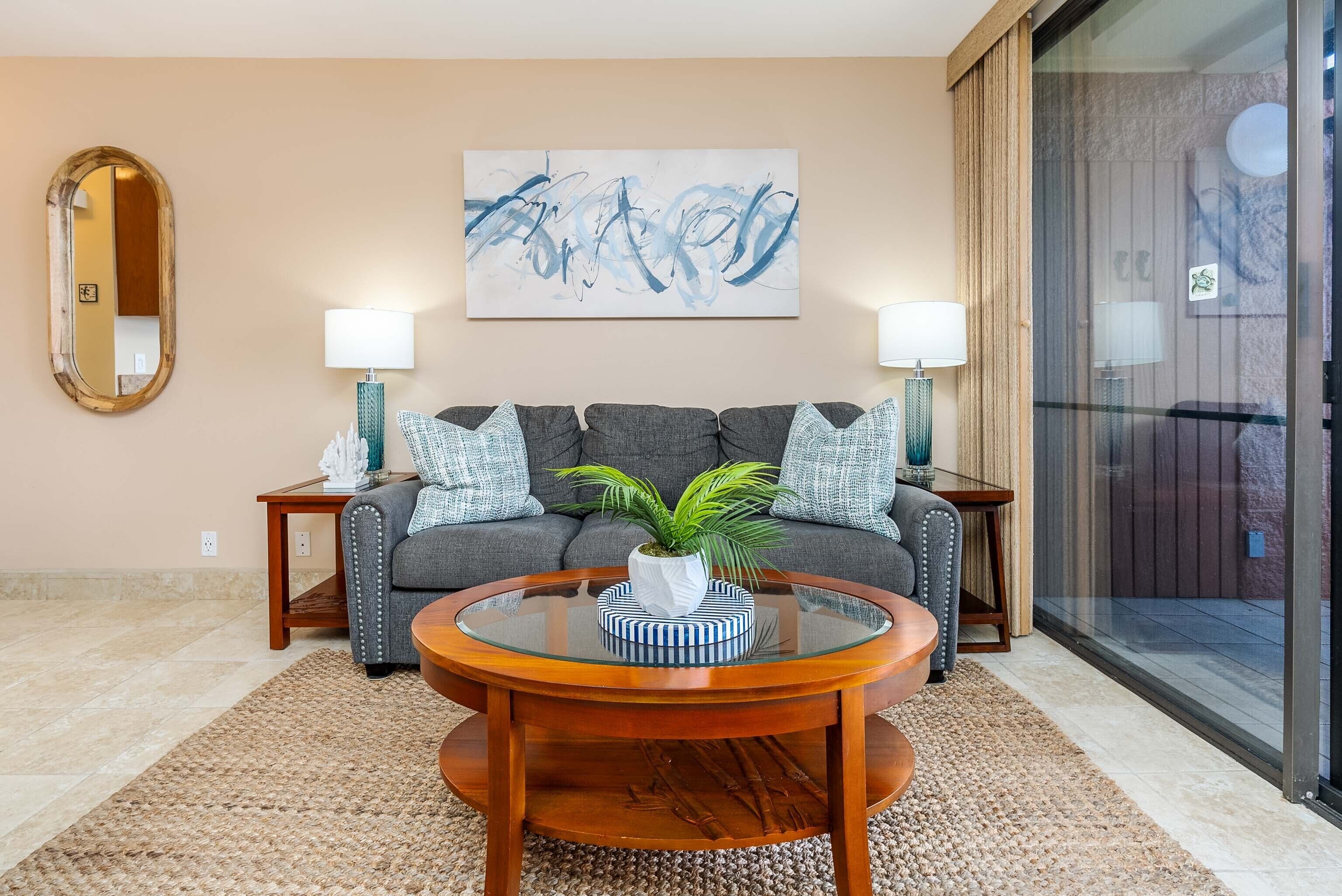 Kuleana 613  Views of islands across the ocean, steps to water