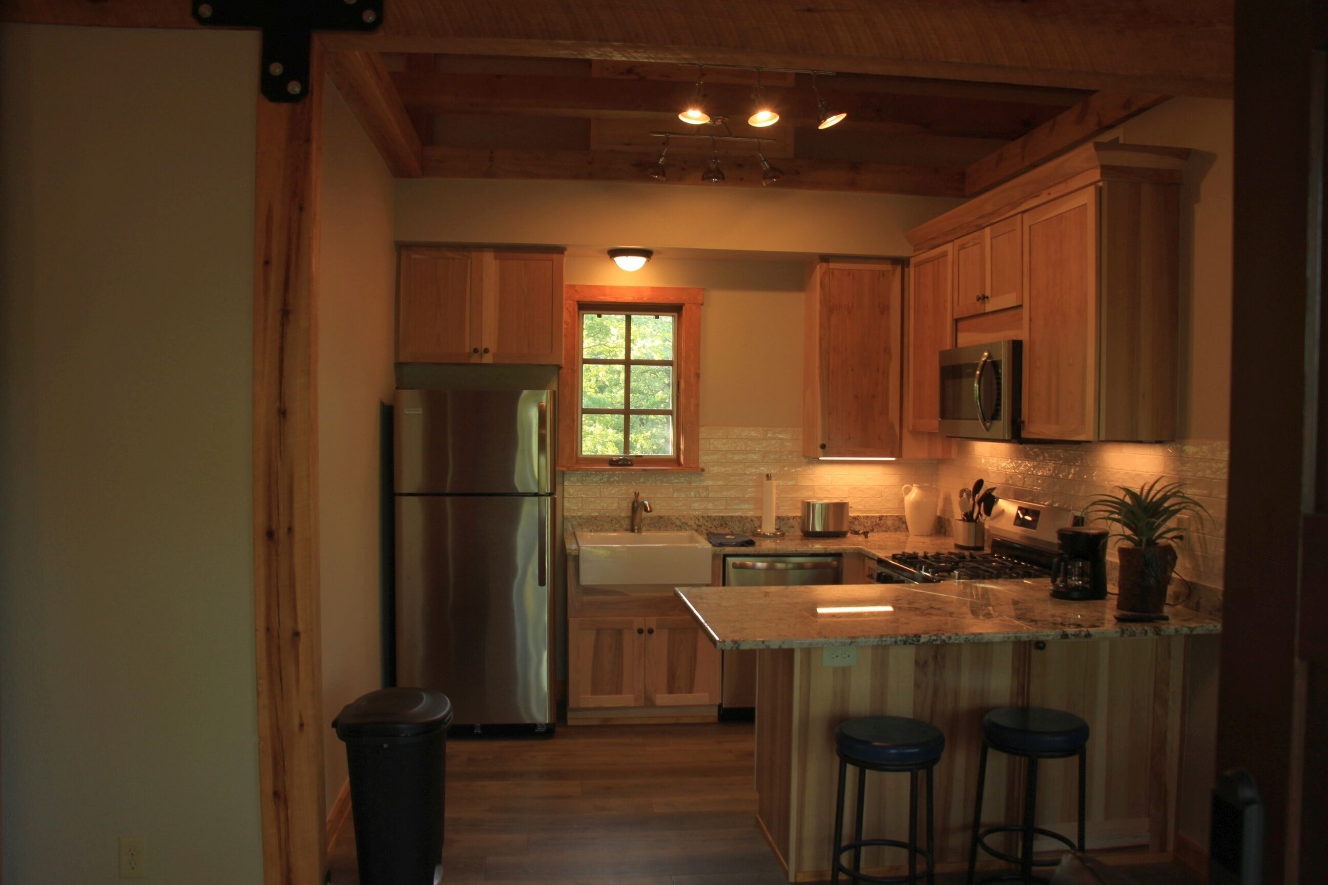 Escape to Honey Creek Lavender Farm on the ridge and experience the view.