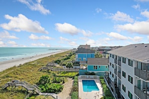 Enjoy stunning ocean views from the comfort of your balcony, with access to the beach via a scenic boardwalk.