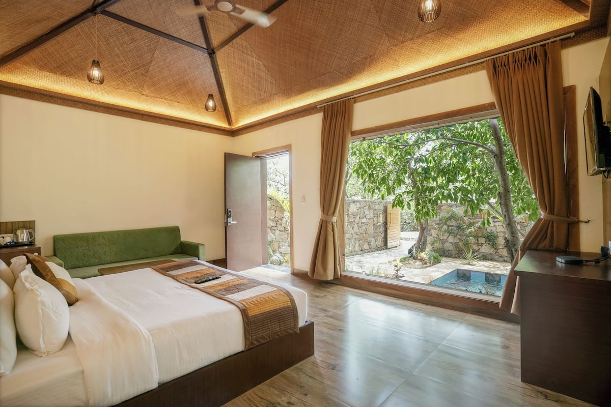 Chambre Deluxe, piscine privée (Orchard) | Coin séjour