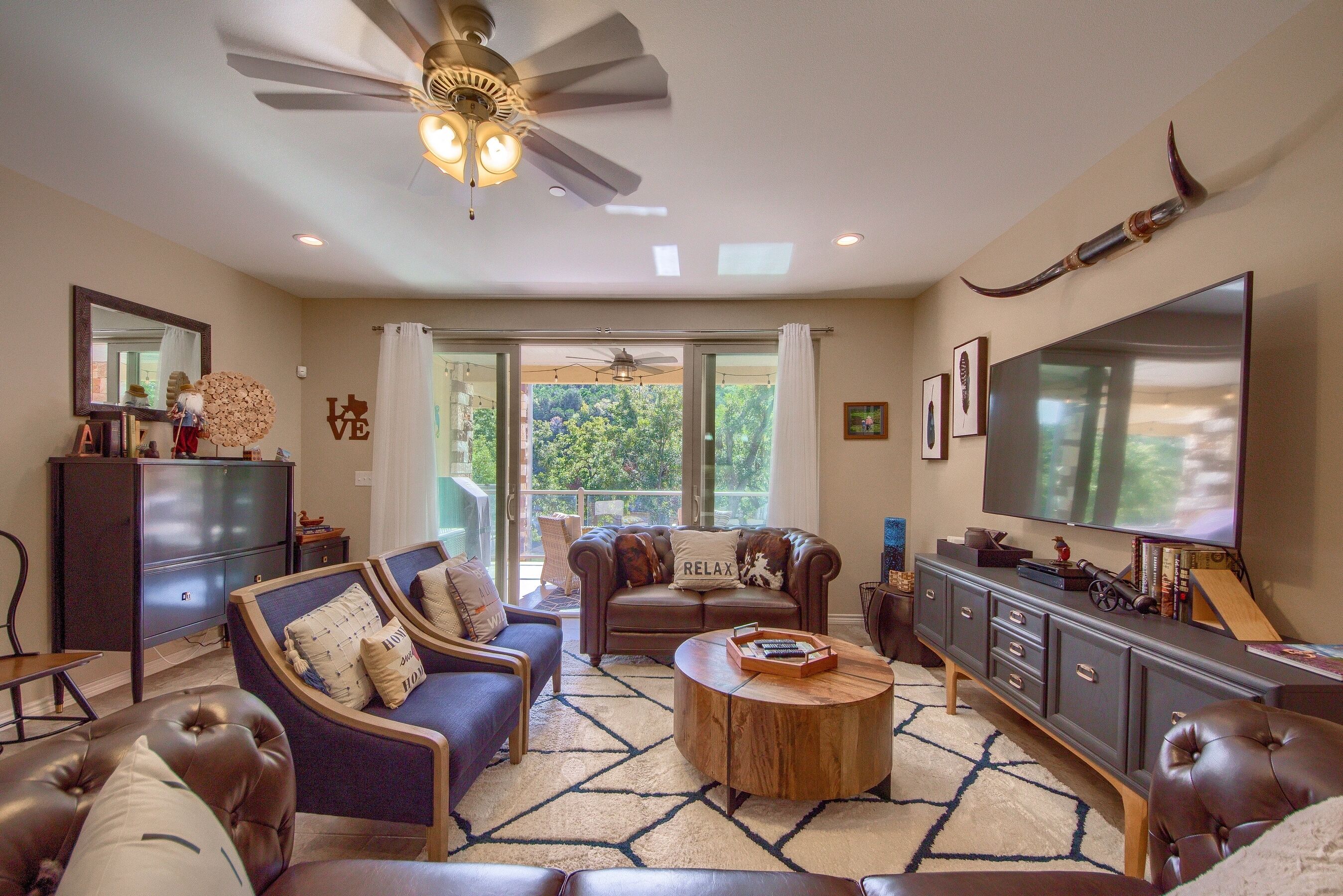 Upscale, gated with a pool, direct river access! Guadalupe Riverfront!