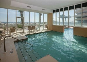 Indoor pool, outdoor pool