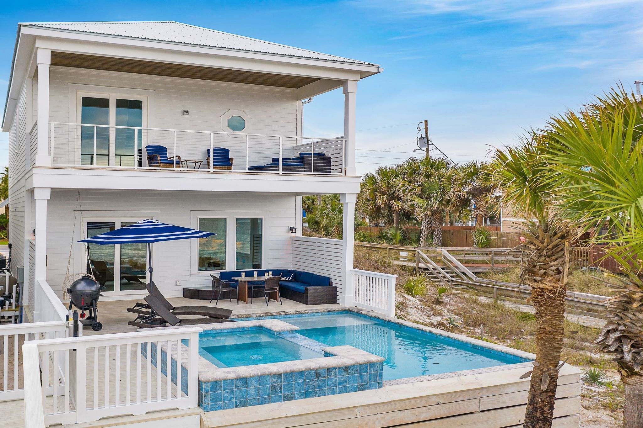 On Tide Time - Beachfront | Private Pool | SAT-SAT