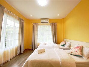 1-Bedroom Villa | 特色装修、特色家居、办公桌、免费 WiFi