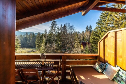 Cozy ski/golf/bike retreat under the Chopok Mountain