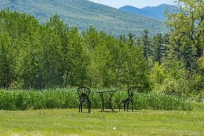 Outdoor dining - Charming Applebrook Historic Home - Mountain Views & Spacious Grounds (Jefferson)