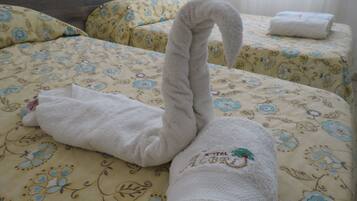 Wifi gratis y ropa de cama