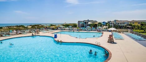 Una piscina riscaldata
